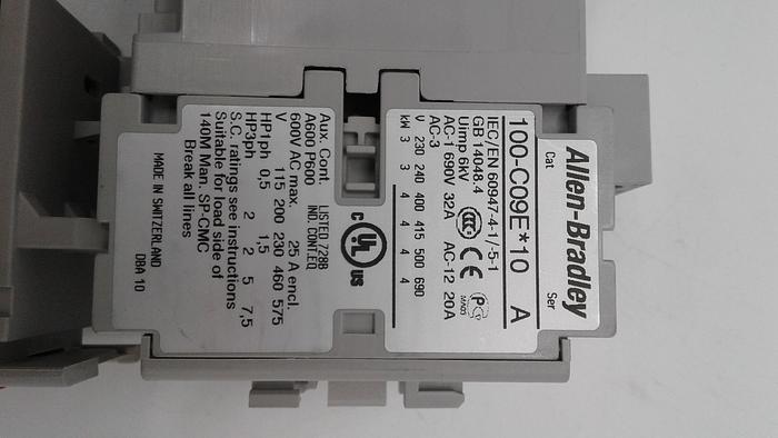 Used Allen-Bradley 100-C09E*10 A 
