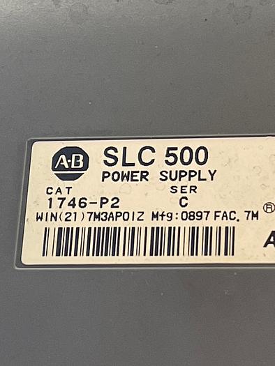 Used Allen-Bradley 1746-P2 Ser C, A13