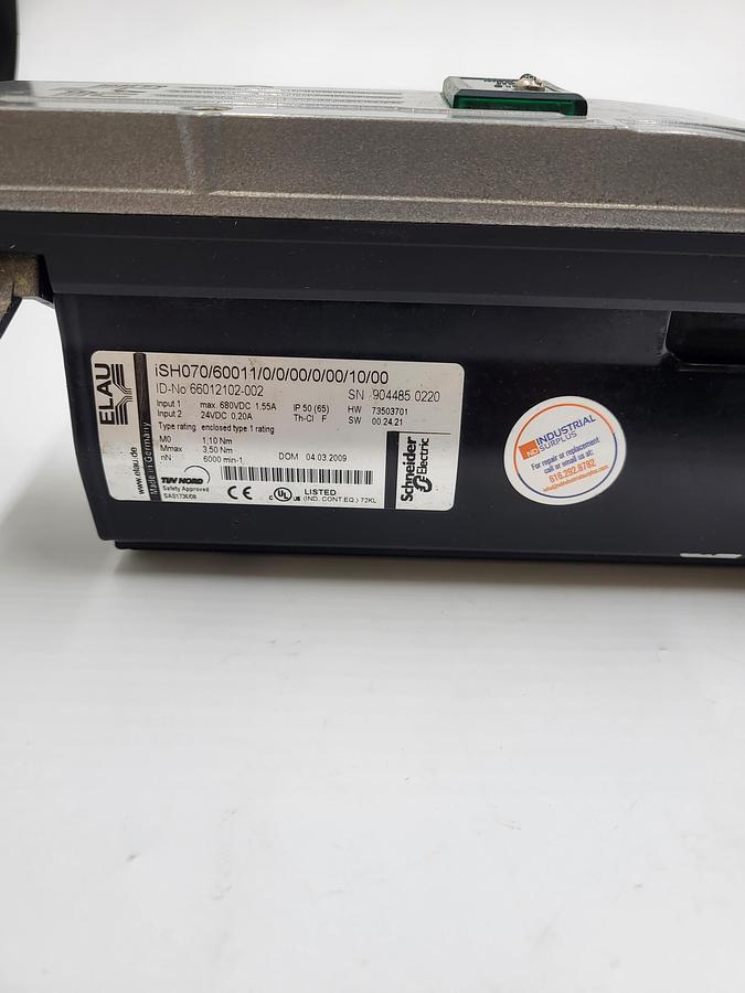 Used Schneider Electric ID # 66012102-002 Servo motor & Wittenstein Alpha LP070-M01-5-111-000 Motors/Gear Box/Clutch