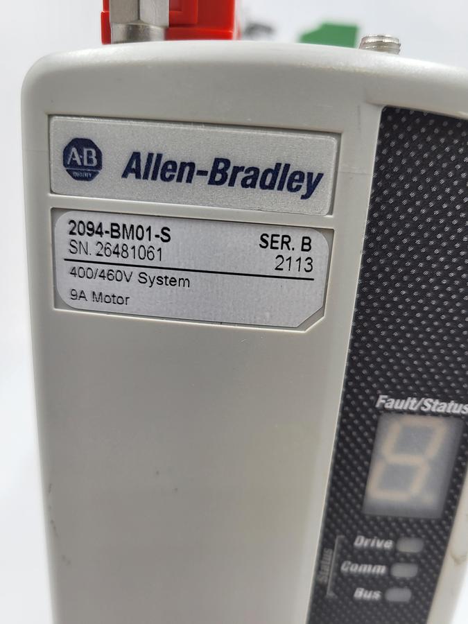 Used Allen Bradley 2094-BM01-S ser. B Kinetix 6000 multi axis servo drive 9A motor 400/460V system