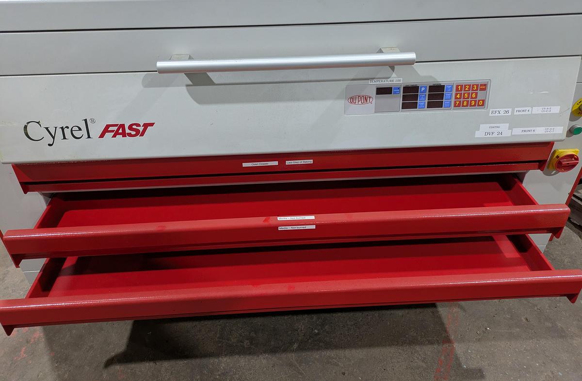 Used Dupont Cyrel Fast model 1000 EC/LF