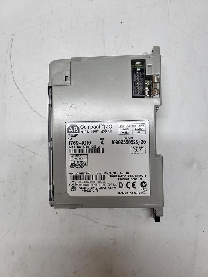 Used Allen-Bradley Compact I/O 1769-IQ16 Ser.A
