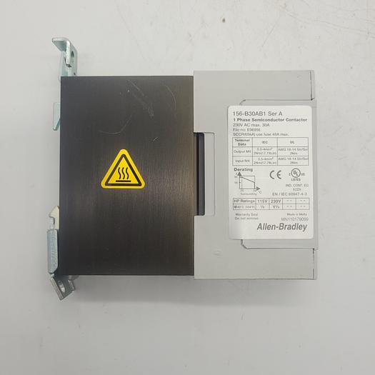 Used Allen-Bradley 156-B30AB1 Ser.A Phase Semiconductor Contactor