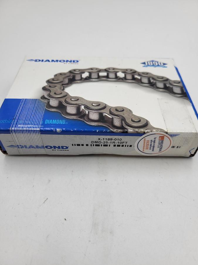Diamond chain by Timken X-1189-010 DMD -25-1R-10FT