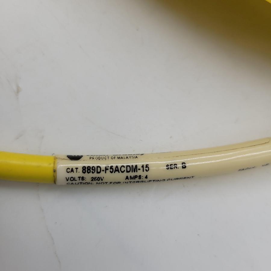 ALLEN BRADLEY 889D-F5ACDM-15 Micro cable 15 meters 22 AWG *NEW*