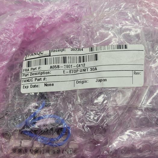 Fanuc A05B-2601-C412 E-Stop Unit