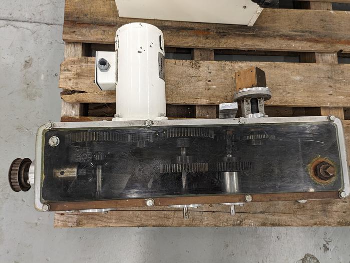 Used Hayssen Transmission 12-16 HR includes DC motor and encoder