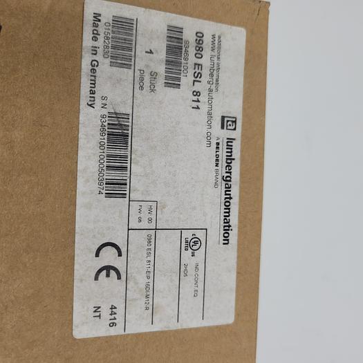 Lumberg Automation 0980 ESL 811 *NEW & SEALED IN BOX**
