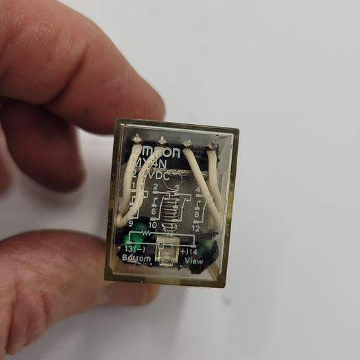 Used Omron General Purpose Relay, 240V AC Coil Volts, Square, 14 Pin