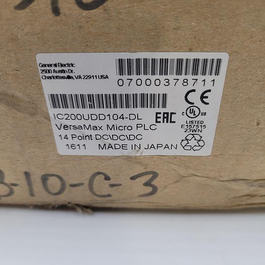 GE IC200UDD104-DL VERSA MAX MICRO PLC 14 PT