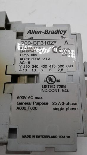 Used Allen-Bradley General Purpose 700-CF310Z*