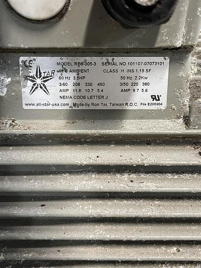 Used Allstar RB6-305-3,Solberg CSL-851-250HC.