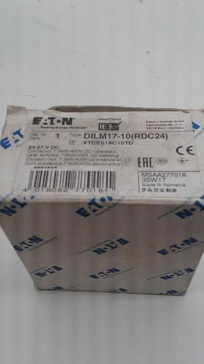 Eaton IE3 24-27 V DC Contactor XTCE018C10TD