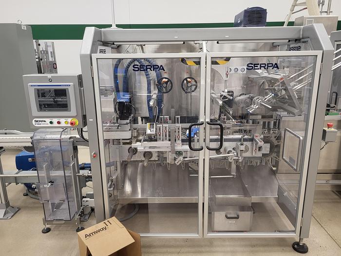 Used OMAG 1 gram filler packet and SERPA P150 cartoner line (2018)