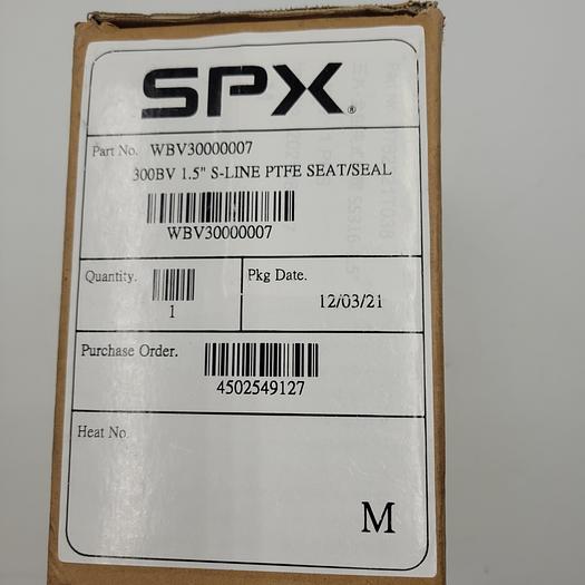 Waukesha / SPX Series 300 1-1/2" Sanitary Ball Valve, T316 Stainless Steel Body, S-Clamp Ends*NEW* IN SEALED BOX