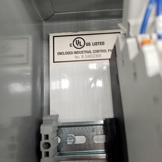 Used Enclosed Industrial Control Panel B 24602368