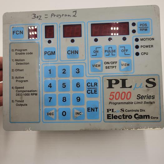 Used ELECTRO CAM PS-5111-10-P116 9228/1 - 115V AC INPT PROGRAMMABLE LIMIT SWITCH