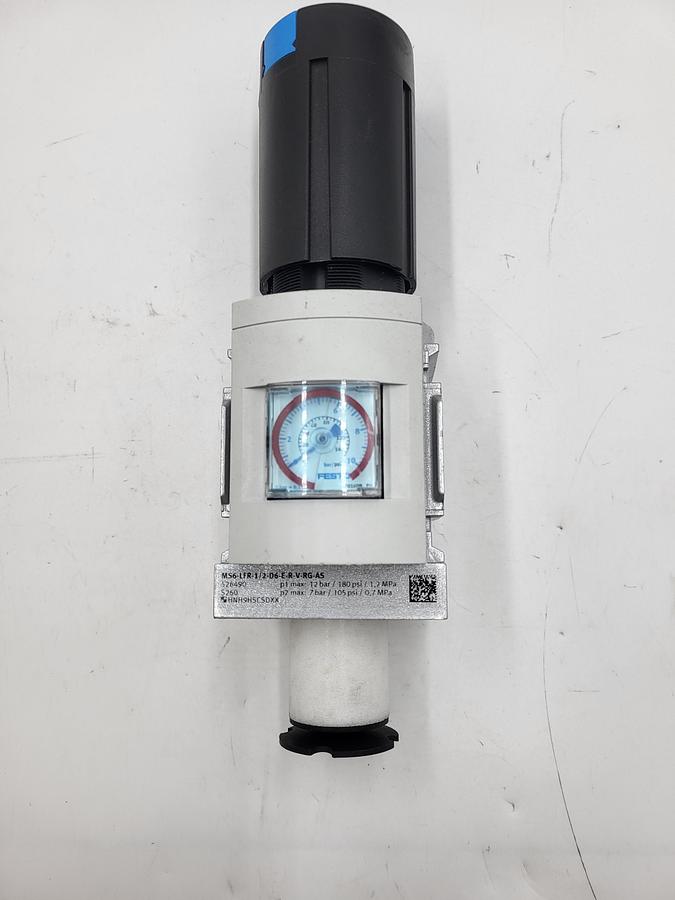 Used FESTO MS6-LFR-1/2-D6-ERV-RG-AS pneumatic filter regulator