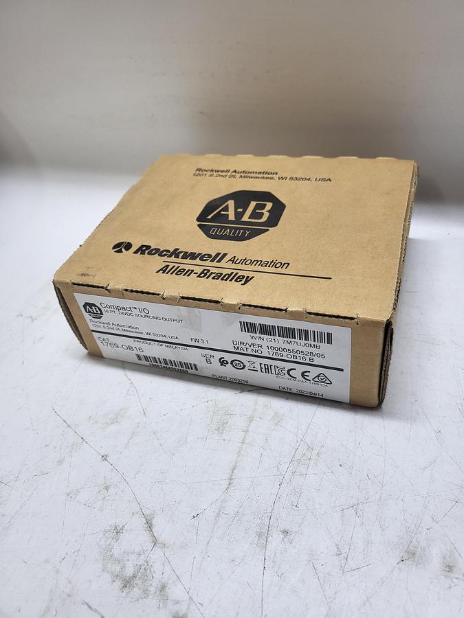 Allen-Bradley Compact I/O 1769-OB16 Ser.B New! Factory Sealed BOX!