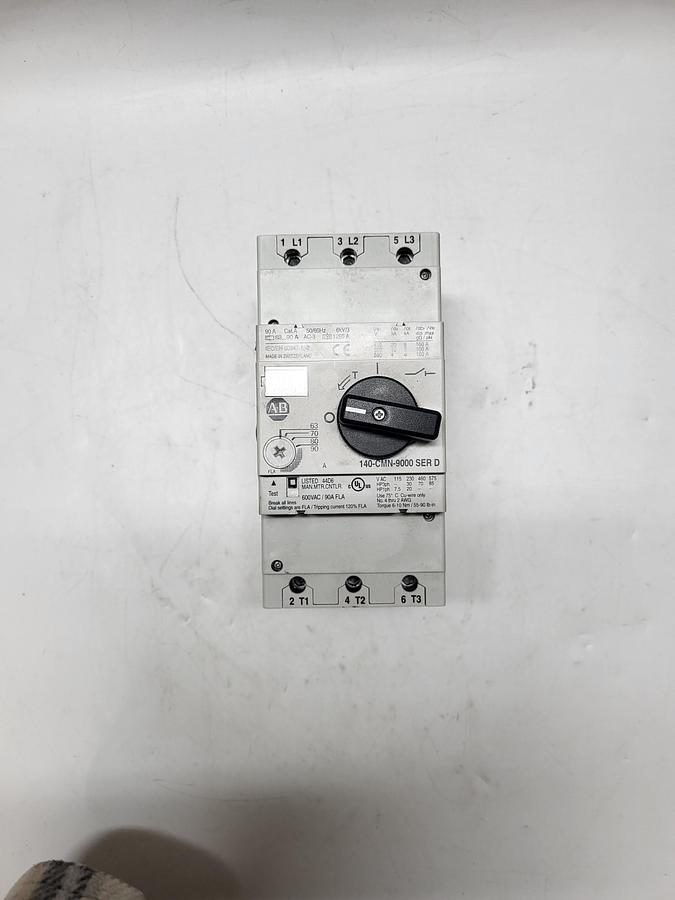 Used Allen-Bradley 140-CMN-9000 Ser.D
