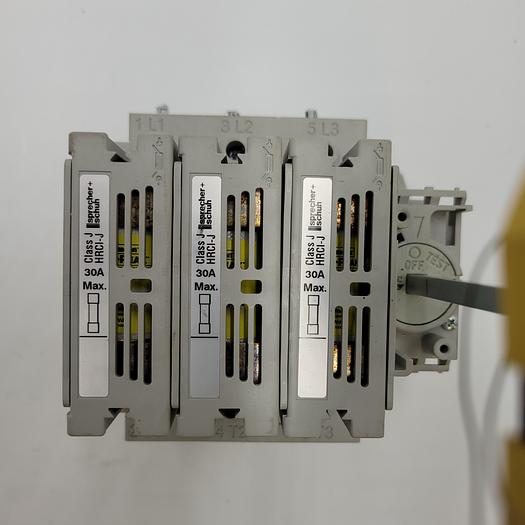 Used Sprecher & Schuh L11-J30-1753 30A UL Class J Fused Disconnect Switch