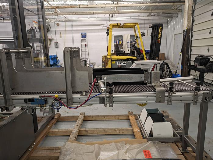 Used Combi Alphapack Case Packer and sealer (Never used) New 2019