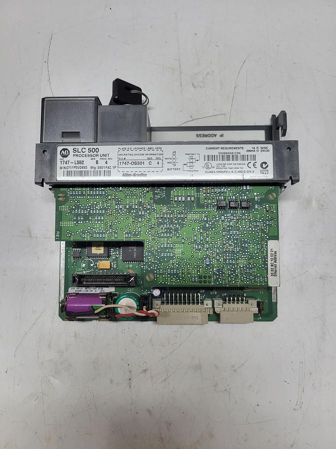 Used Allen-Bradley SLC500 Processor Unit 1747-L552 Ser.B