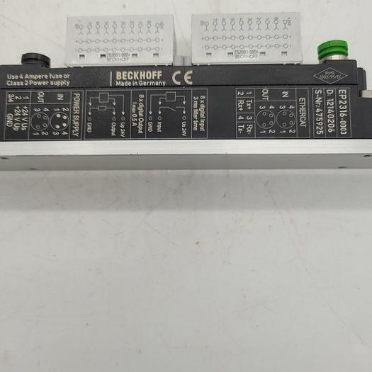 Used Beckhoff EP2316--0003 Power Supply