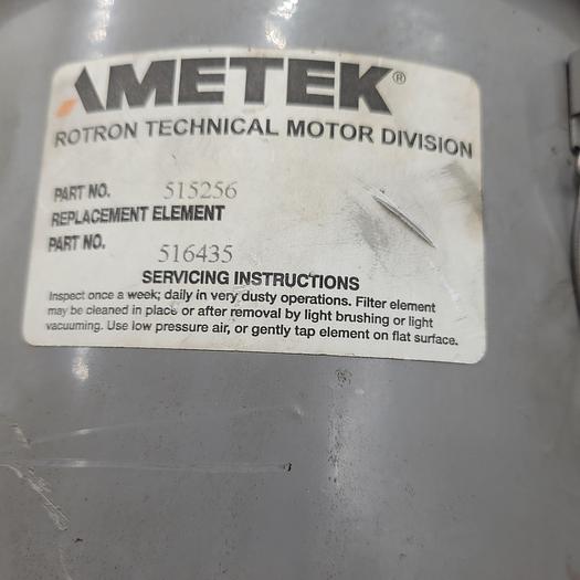 Used 515256 - Ametek Rotron Inline Filter 2.5" & PIPE FITTINGS