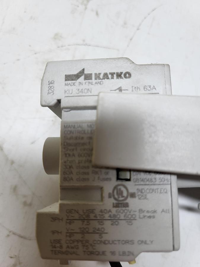 Used Katko KU 340 Switch