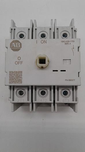 Used Allen-Bradley Disconnect Switch 194U-A30-1753 