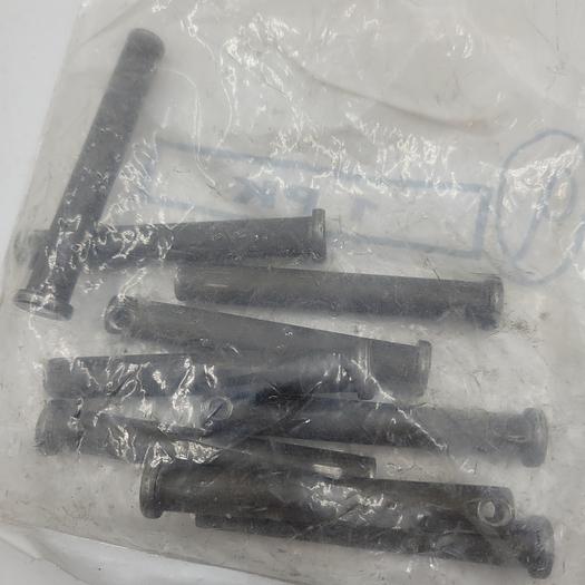 ITU GROUP 11-175: 1004-1045 Carbon Steel Clevis Pin 3/8" Dia 2-1/2" LONG*NEW* McMaster Carr # 98306A283 PARTIAL BAG OF 9