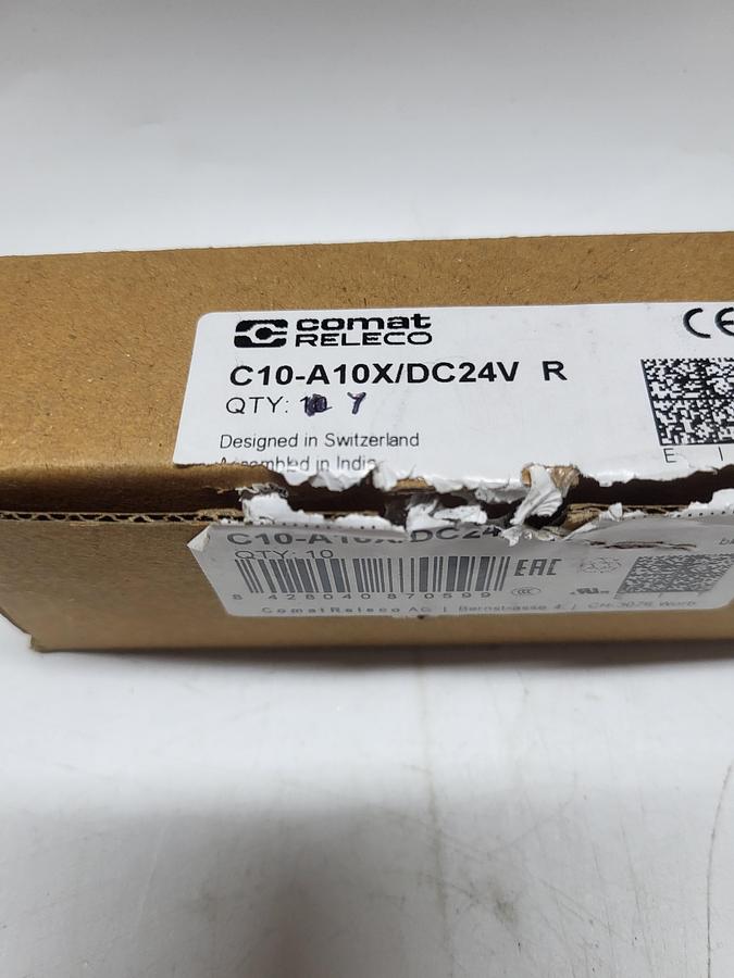 Comat Releco C10-A10X/DC24V R Qty-7 in Box!