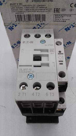 Eaton IE3 24-27 V DC Contactor XTCE018C10TD