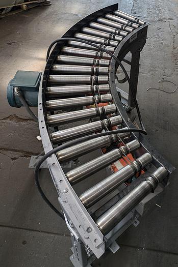 Used powered roller conveyor 45 degree