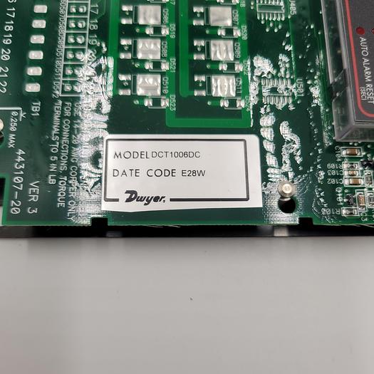 Used Dwyer DCT1006DC Dust Collector Timer Controller