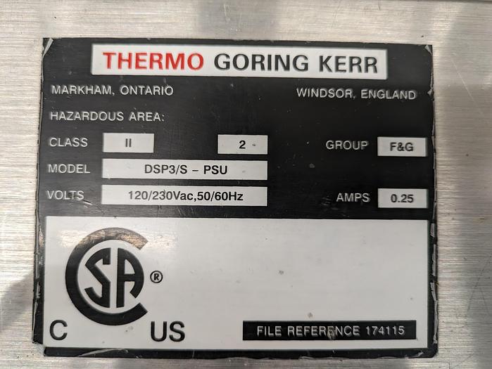 Used Thermo goring Kerr metal detector conveyor