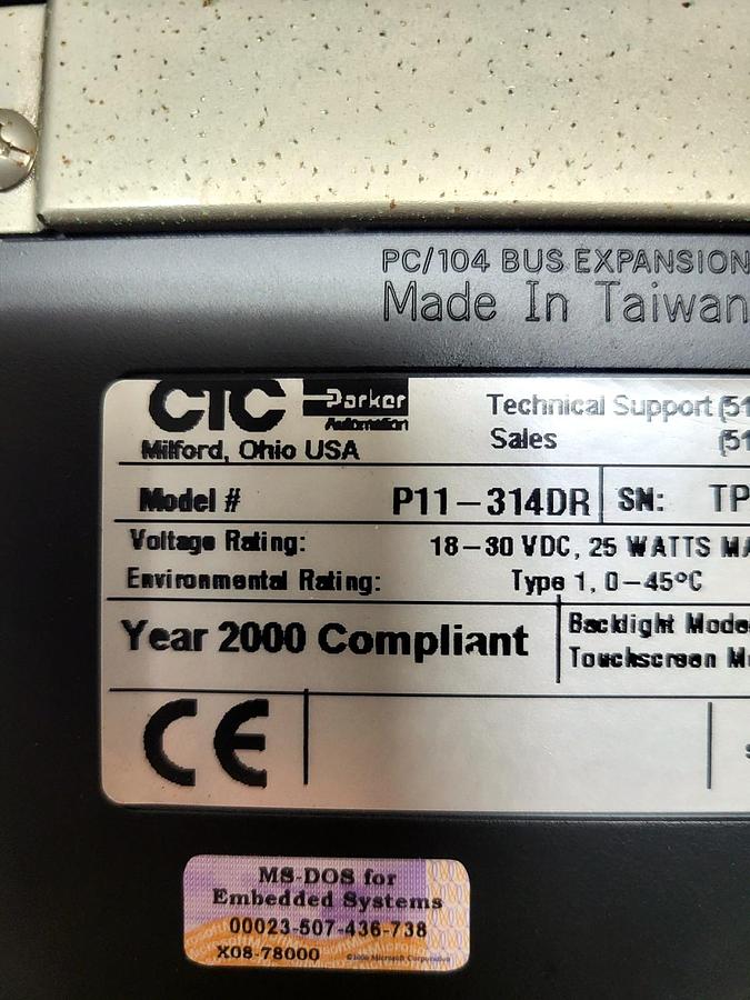 CTC Parker Automation P11-314DR unknown
