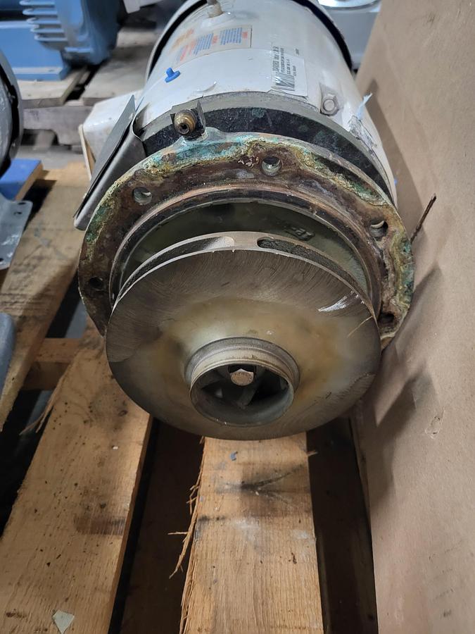 Used Baldor 10HP ID# JMWDM3711T / 208-230 /480 V Frame: 215JM / 3450 rpm & some pump parts