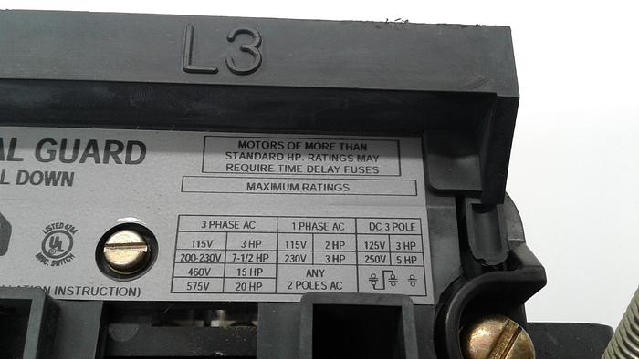 Used Allen-Bradley Line Terminal Guard 1494V-DS30