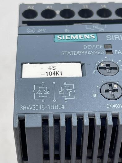 Used Siemens 3RW3018-1BB04