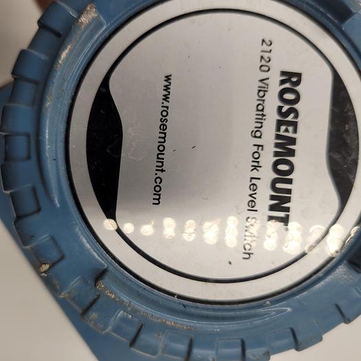 Used ROSEMOUNT 2120 VIBRATING FORK LEVEL SWITCH JBE1138543 / 2120D0DV1NAYE0180