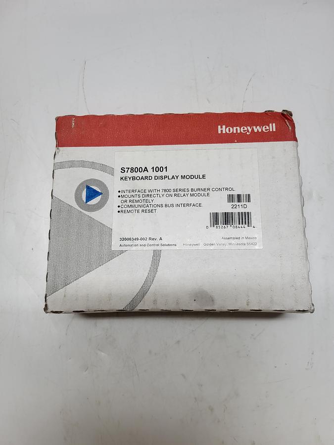 Honeywell S7800A 1001 Keyboard Display Module