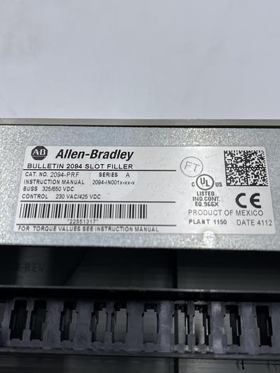 Used Allen-Bradley 2094-PRF Ser A