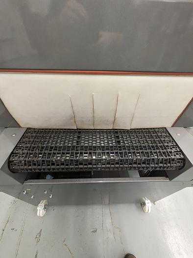 Used Kallfass Universa Servo 500 high speed automatic shrink wrap / with heat tunnel