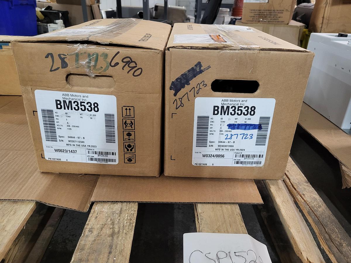 ABB Motors BM3538 34K44-97-B New!