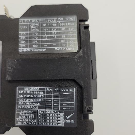 Used Eaton A30SNE45A Contactor - Electromechanical C440