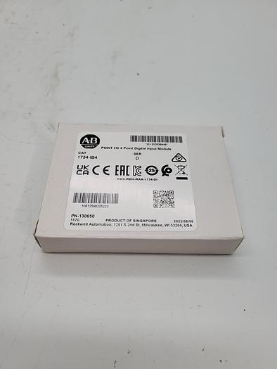 Allen-Bradley Point I/O 4 Point Digital Input Module 1734-IB4 Ser.D Authentic Allen-Bradley!