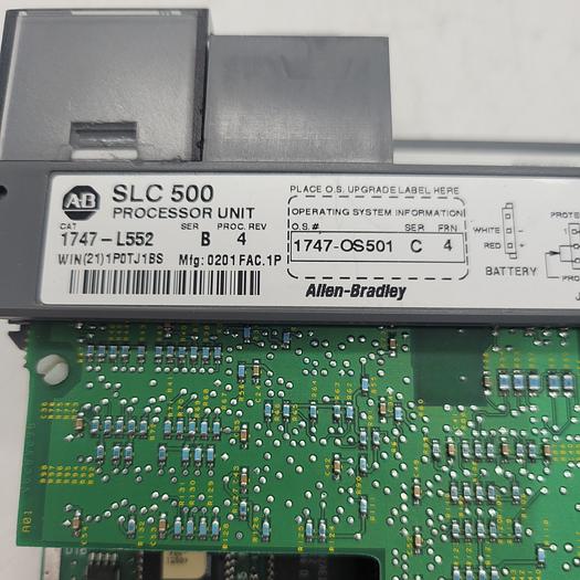 Used Allen-Bradley SLC 500 Processor Unit 1747-L552 Ser.B 4