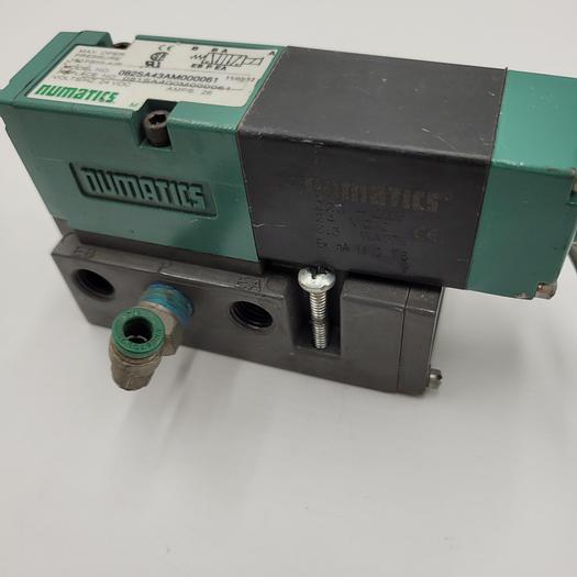 Used NUMATICS PNEUMATIC SOLENOID VALVE 082SA43AM000061